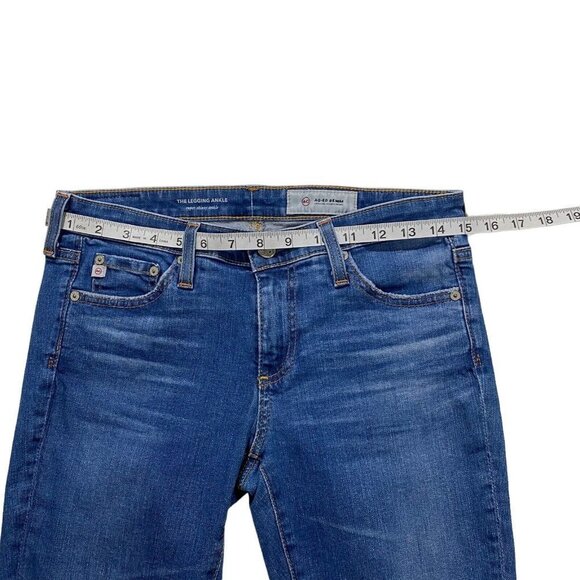 AG Adriano Goldschmied Jeans Women Sz 27R The Legging Ankle Super Skinny Ripped - Picture 5 of 16